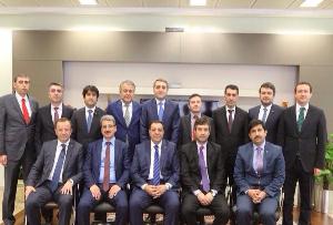 ANADOLU YAKASI İLÇE BAŞKANLARI İLE İL BŞK.SN.SR SELİM TEMURÇİ YE ZİYARET