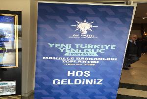 İSTANBUL İL BAŞKANLIĞININ PANOROMA 1453 TESİSLERİNDE MAHALLE BAŞKANLARI TOPLANTI