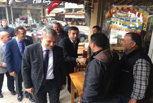 Mv.Adayımız Sn.Metin KÜLÜNK Teşkilatımız Mensupları İle  Ağva Mah.Esnaf Ziyareti