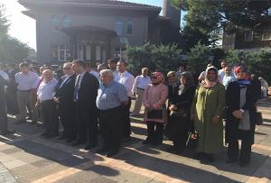 30 Ağustos Zafer Bayramı programı için tören alanındayız.