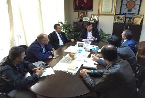 İETT Daire Başkanı ve Ulaşım Daire Başkanı'nın teşkilatımızı ziyareti