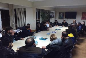 Gençlik Kollarımızın olağan Yönetim Kurulu toplantısındayız. 