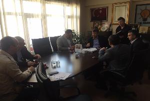 Teşkilatımıza gelen misafirlerimizi ağırlıyoruz